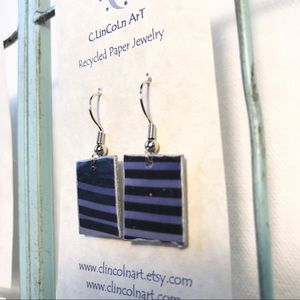 Recycled Paper Earrings ♻️